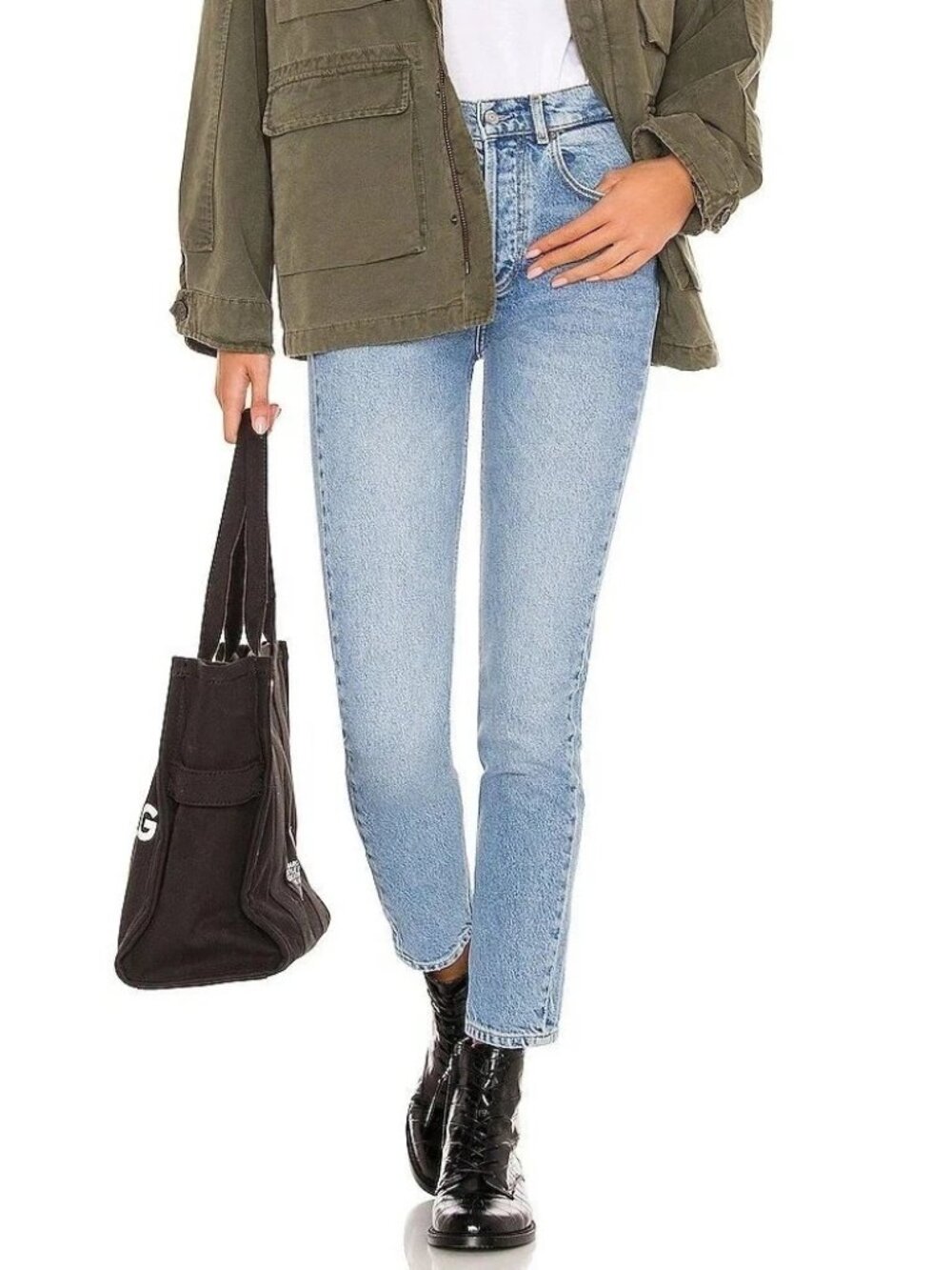 NWOT Boyish The Billy Stretch High Rise Skinny Jeans In Eternal Sunshine Size 25